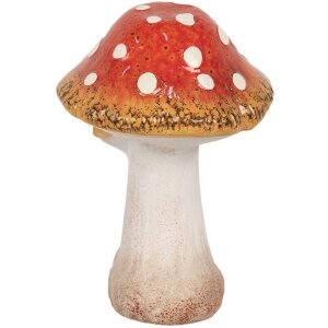 Clayre & Eef 6CE1751 Decoratie Paddenstoelen 14x11x17 cm