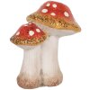 Clayre & Eef 6CE1751 Decoratie Paddenstoelen 14x11x17 cm