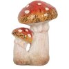 Clayre & Eef 6CE1752 Decoratie Paddenstoelen 8x8x12 cm