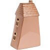 Clayre & Eef 6CE1798 Decoratie Huisje met LED 10x6x16 cm