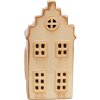 Clayre & Eef 6CE1844 Decoratiehuisje met LED 8x7x16 cm