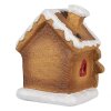 Clayre & Eef 6CE1772 Decoratief Huisje Bruin Keramiek 10x9x12 cm