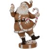 Clayre & Eef 6PR4276 Decoratie Kerstman 12x9x20 cm