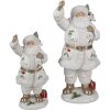 Clayre & Eef 6PR4295 Decoratie Kerstman 21x23x43 cm