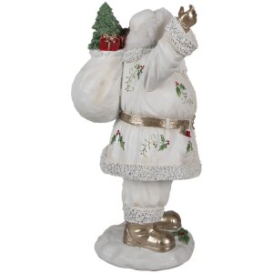 Clayre & Eef 6PR4296 Decoratie Kerstman 14x16x31 cm