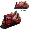 Clayre & Eef 6PR4178 Decoratie locomotief kerstman LED 19x7x10 cm