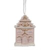 Clayre & Eef 6PR4205 Decoratie Hanger Huis 6x4x9 cm