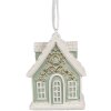 Clayre & Eef 6PR4214 Decoratie Hanger Huis 6x4x8 cm