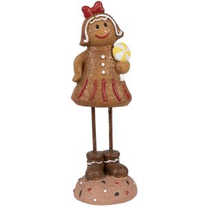 Clayre & Eef 6PR4274 Decoratie peperkoekman 7x7x18 cm