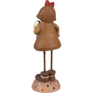 Clayre & Eef 6PR4274 Decoratie peperkoekman 7x7x18 cm