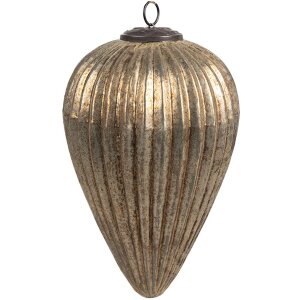 Clayre & Eef 6GL4555XL kerstballen Ø 16x25 cm