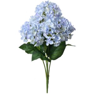 Clayre & Eef 6PL0305 Kunstbloem Hortensia paars groen 15x15x45 cm