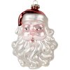 Clayre & Eef 6GL4622 Kerstbal kerstman 9x7x13 cm