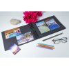 Exacompta 16207E Spiraal fotoalbum Palma Blue 50 paginas zwart 32x22 cm