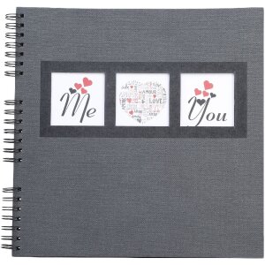 Exacompta 16215E Spiraal fotoalbum ME & YOU 32x32 cm...