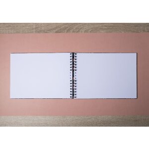 Exacompta 16703E Spiraal fotoalbum FLAMINGO 23x16 cm 50 paginas wit middernachtblauw