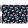 Exacompta 16703E Spiraal fotoalbum FLAMINGO 23x16 cm 50 paginas wit middernachtblauw