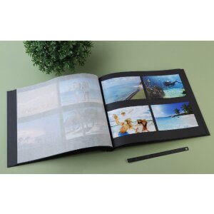 Exacompta 16985E Fotoalbum ARAMY 37x29 cm 40 paginas zwart