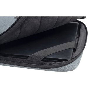 Exacompta laptophoes 15-16 inch zakelijk grijs gerecycled polyester rPET