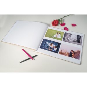 Exacompta 60234E Schroefalbum 40 paginas wit formaat 37x29cm KRAFT motief