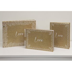 Exacompta 60234E Schroefalbum 40 paginas wit formaat 37x29cm KRAFT motief