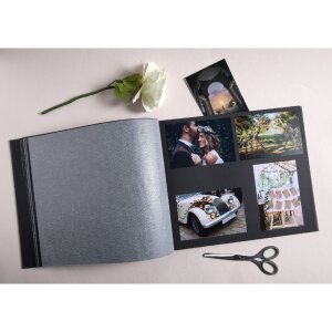 Exacompta 60248E Schroefalbum 40 paginas zwart 37x29cm Art zwart