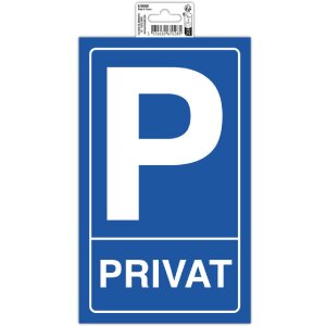 Exacompta bord Privé parkeerplaats 15x25 cm PVC