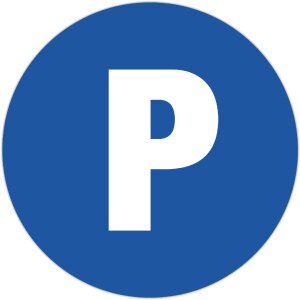 Exacompta informatiebord privé parking 30 cm blauw...