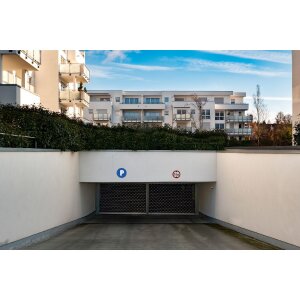 Exacompta informatiebord privé parking 30 cm blauw PP niet zelfklevend