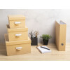 Exacompta 79602E Set van 3 opbergdozen Office by me Beige