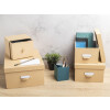 Exacompta 79602E Set van 3 opbergdozen Office by me Beige