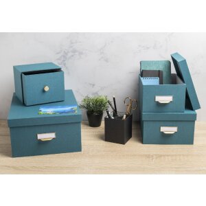 Exacompta 79603E Set van 3 dozen Office by Me blauwgroen