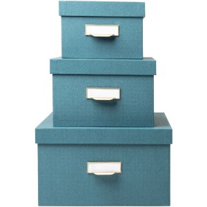 Exacompta 79603E Set van 3 dozen Office by Me blauwgroen