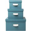 Exacompta 79603E Set van 3 dozen Office by Me blauwgroen