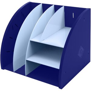 Exacompta 394202D Desktop Organiser Bee Blue Marineblauw...