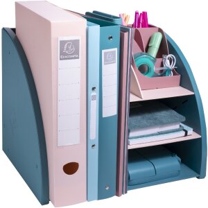 Exacompta 394606D Desktop Organiser Skandi Stille Oceaan Blauw Naakt