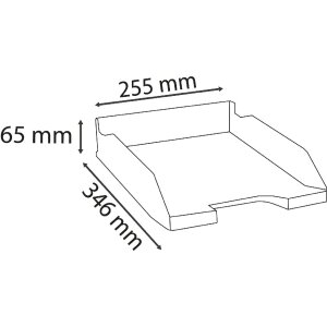 Exacompta 113202SETD brievenbakset 4-delig Combo Midi A4+ geassorteerde kleuren