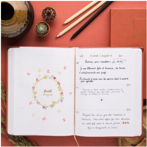 Quo Vadis Life Tijdschrift Bruin 15x21 cm Clairefontaine Papier