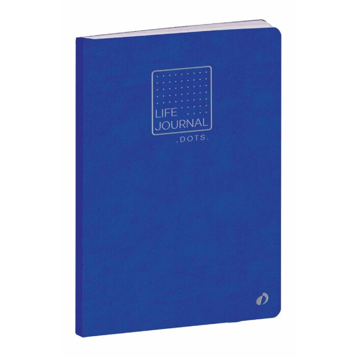 Quo Vadis Life Journal Blauw 15x21 cm Clairefontaine papier Gestippelde stippen