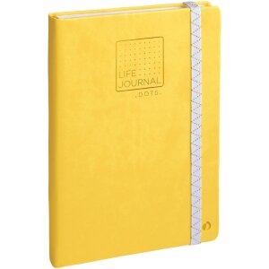 Quo Vadis Life Journal Dots Notitieboek Geel 15x21 cm...