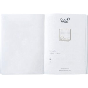 Quo Vadis Life Journal Dots Notitieboek Geel 15x21 cm Clairefontaine papier