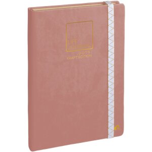 Quo Vadis Life Dagboek Stippen Licht Roze 15x21cm...