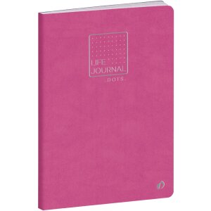 Quo Vadis Life Journal Dots Notitieboek Roze 15x21 cm...