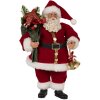 Clayre & Eef 65597 Kerstman Decoratie Rood Wit 17x10x27 cm