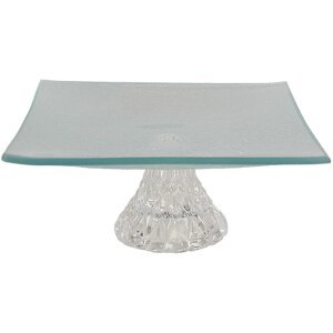 Clayre Eef Decoratie Schaal Glas Transparant 15x15x7 cm...