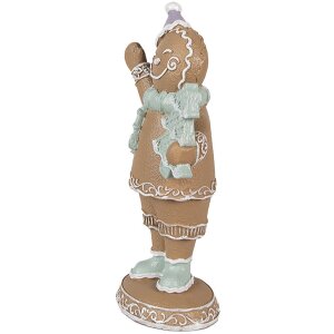 Clayre & Eef 6PR4321 Decoratie peperkoekman 9x5x16 cm