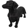 Clayre & Eef 6PR5070 Decoratie Hond Zwart 37x11x23 cm Polyresin