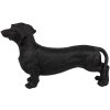 Clayre & Eef 6PR5070 Decoratie Hond Zwart 37x11x23 cm Polyresin