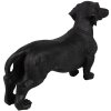 Clayre & Eef 6PR5070 Decoratie Hond Zwart 37x11x23 cm Polyresin