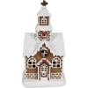 Clayre & Eef 6PR4304 Decoratiehuisje met LED 8x7x15 cm